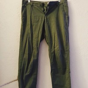 H&M Army Green Crop Pants
